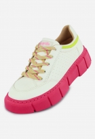 Tênis Sneaker Feminino Casual Couro Branco 