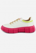 Tênis Sneaker Feminino Casual Couro Branco 